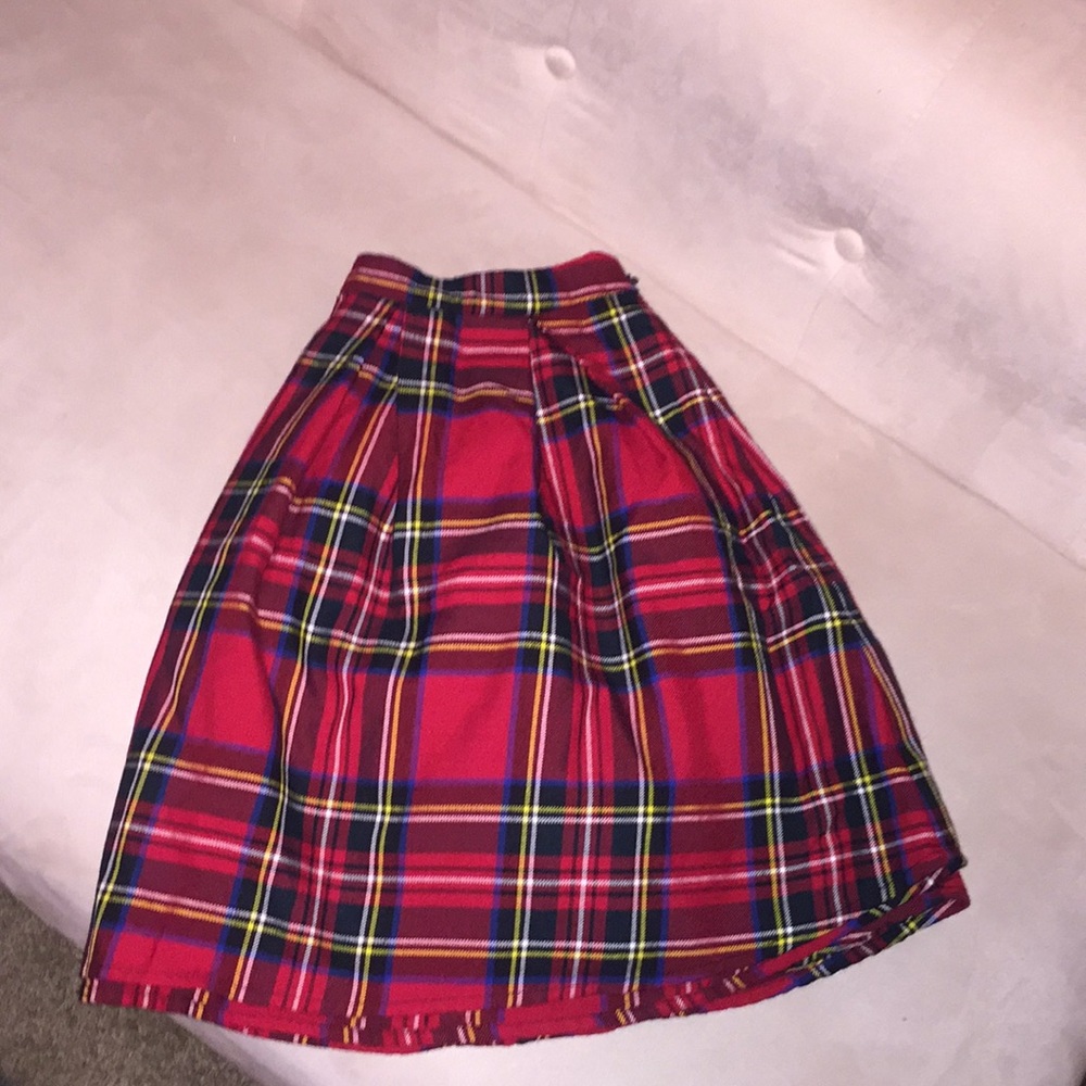 Plaid Skirt .. School Girl Style